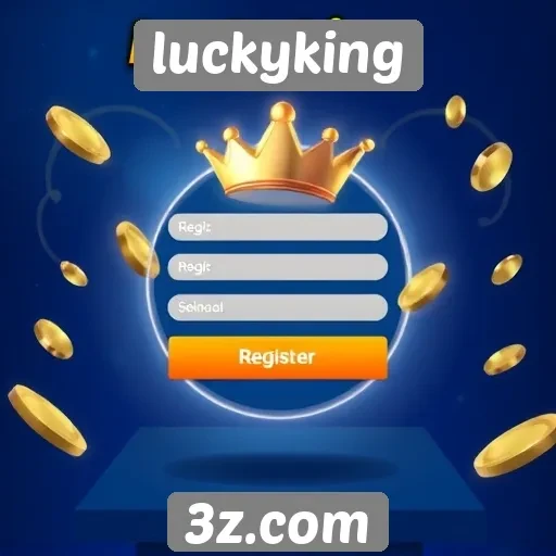 Processo de registro no Luckyking para novos usuários